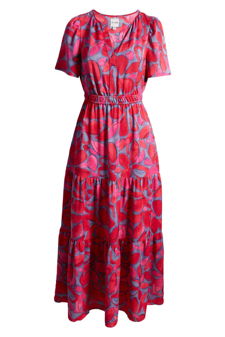 Happy Splash Dress, Alternate, color, PINK MULTI