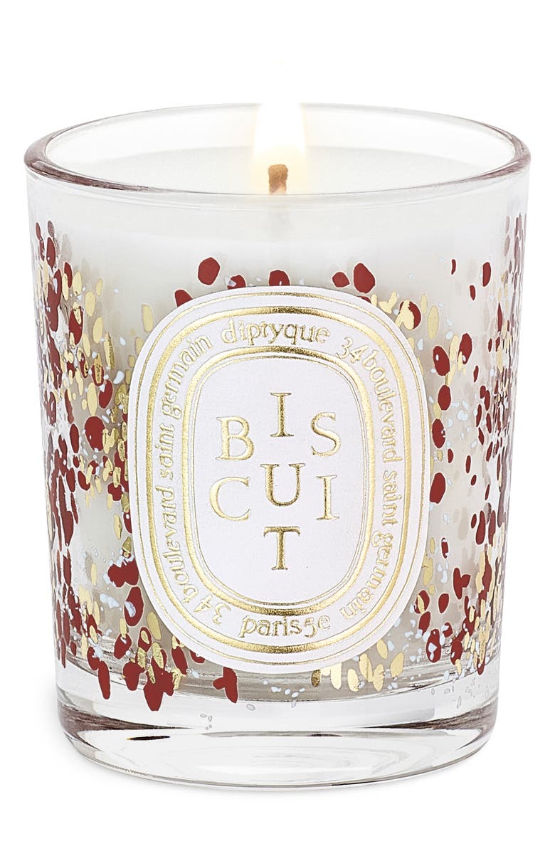 Diptyque Biscuit Scented Candle, Main, color,