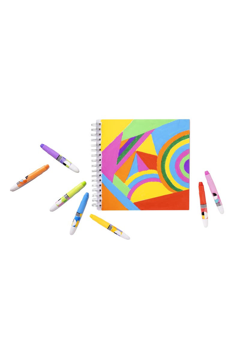 SNIFTY Geo Sticks 12-Pack Vibrant Tempera Paint Sticks, Alternate, color, Multi