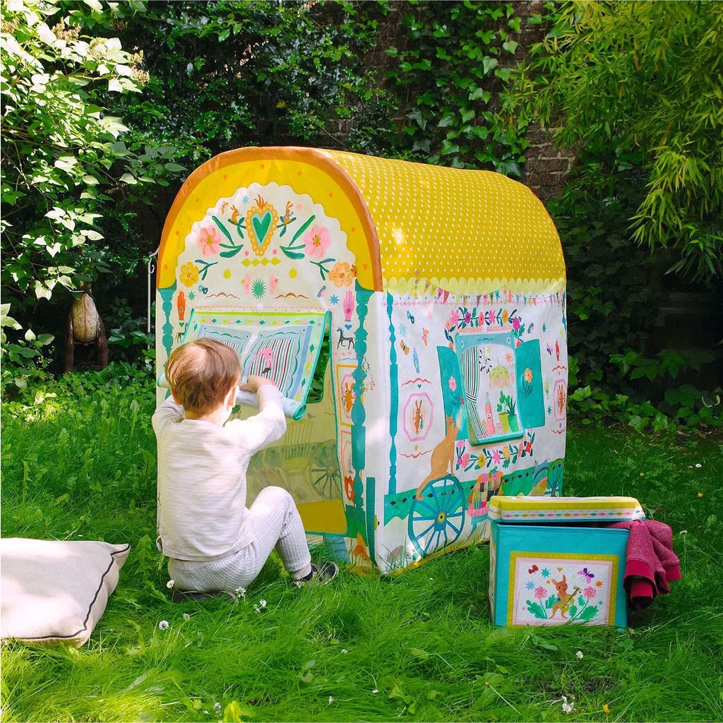 Creative Caravan Play Tent by Djeco in Whimsical Multi-Color  product