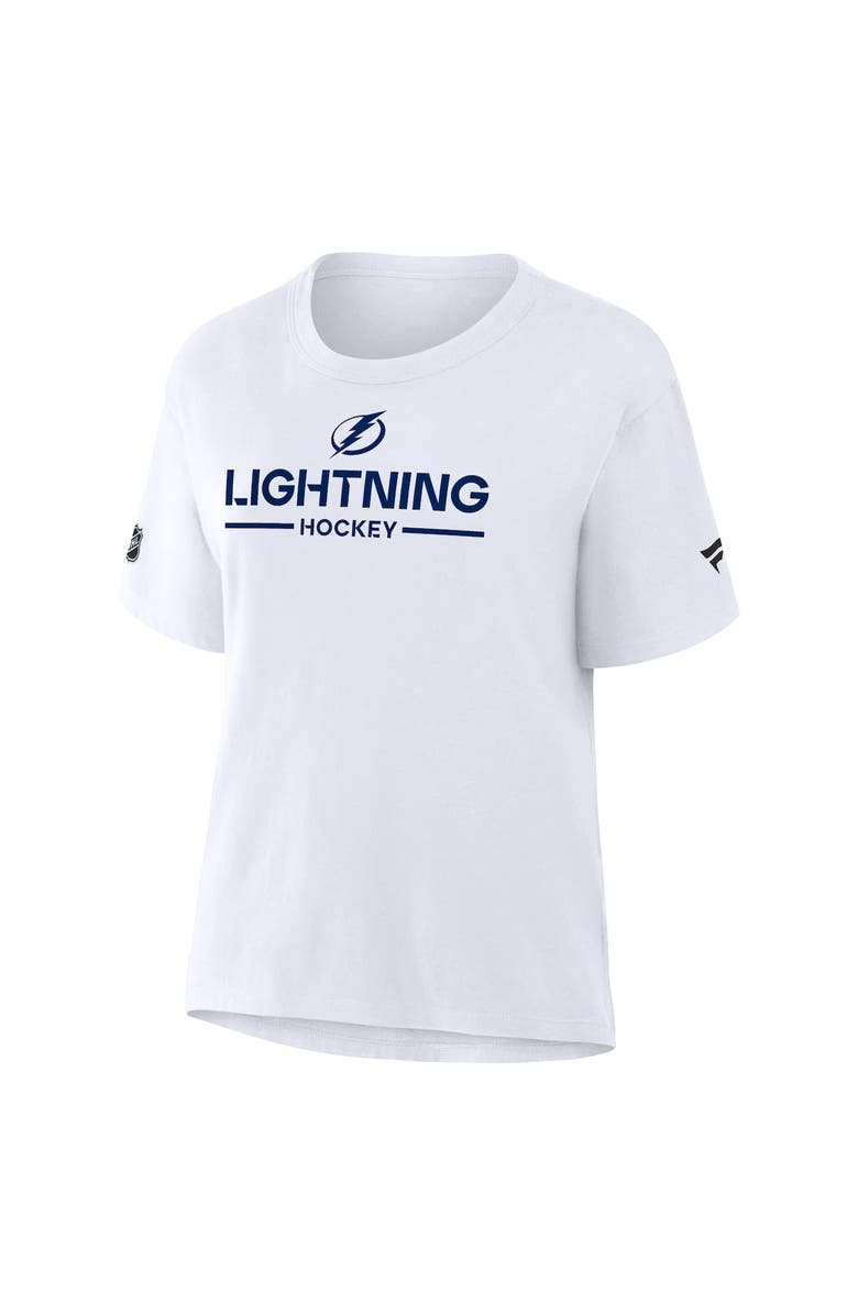 FANATICS Women's Fanatics White Tampa Bay Lightning Authentic Pro Primary T-Shirt, Alternate, color, White