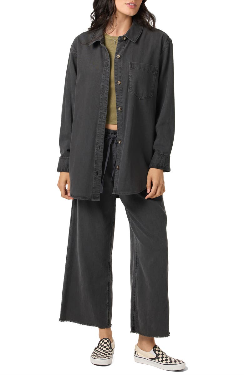 O'Neill Sevie Shacket, Alternate, color, Washed Black