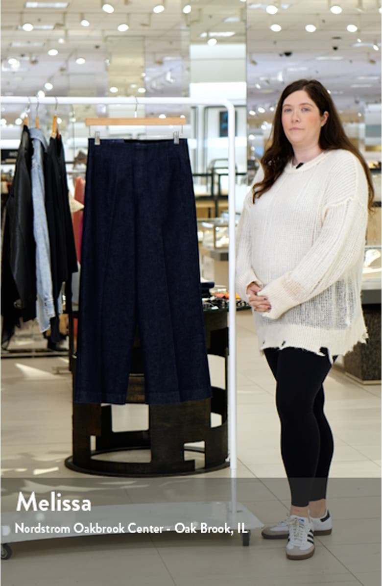 Zero Waistband Crop Wide Leg Jeans, sales video thumbnail