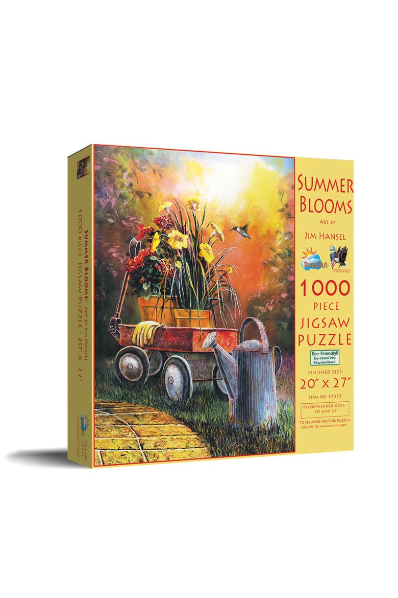 Summer Blooms 1000 piece Jigsaw Puzzle for Adults, Main, color, Multicolor