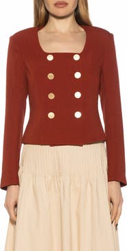 Alexia Admor Aria Scoop Neck Retro Blazer