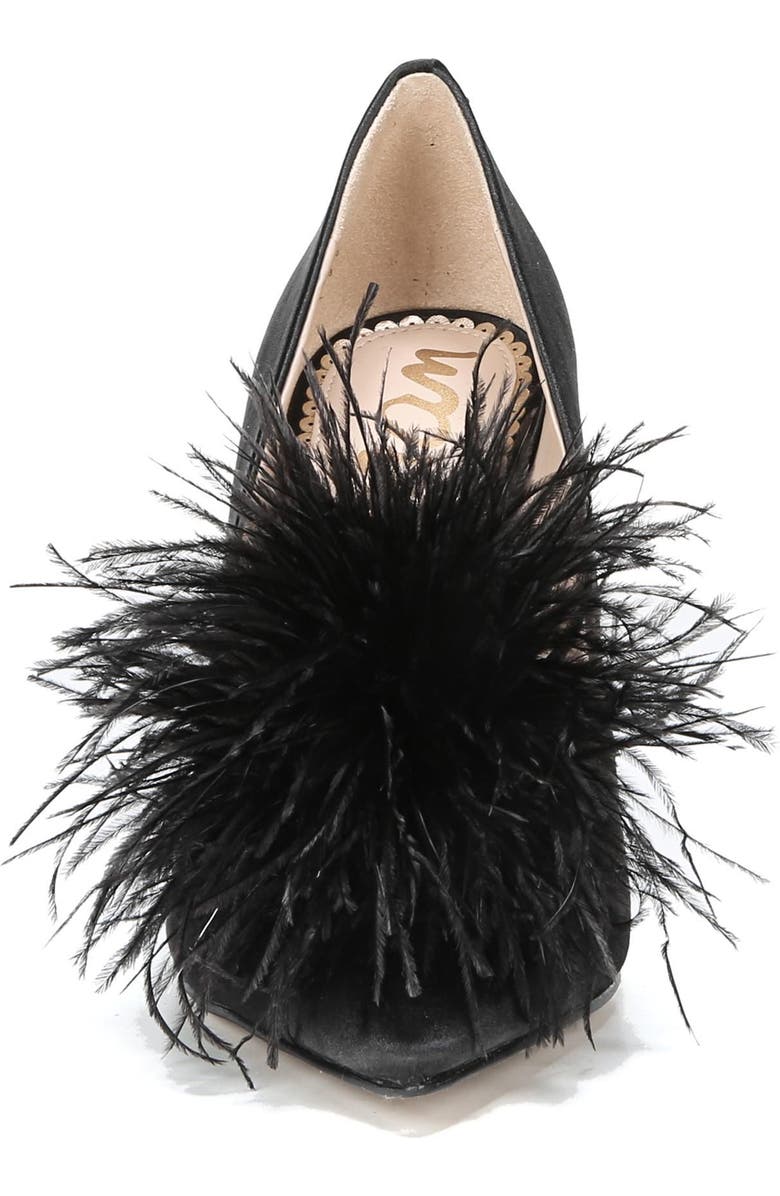 Sam Edelman Haide Feather Pompom Pump, Alternate, color,