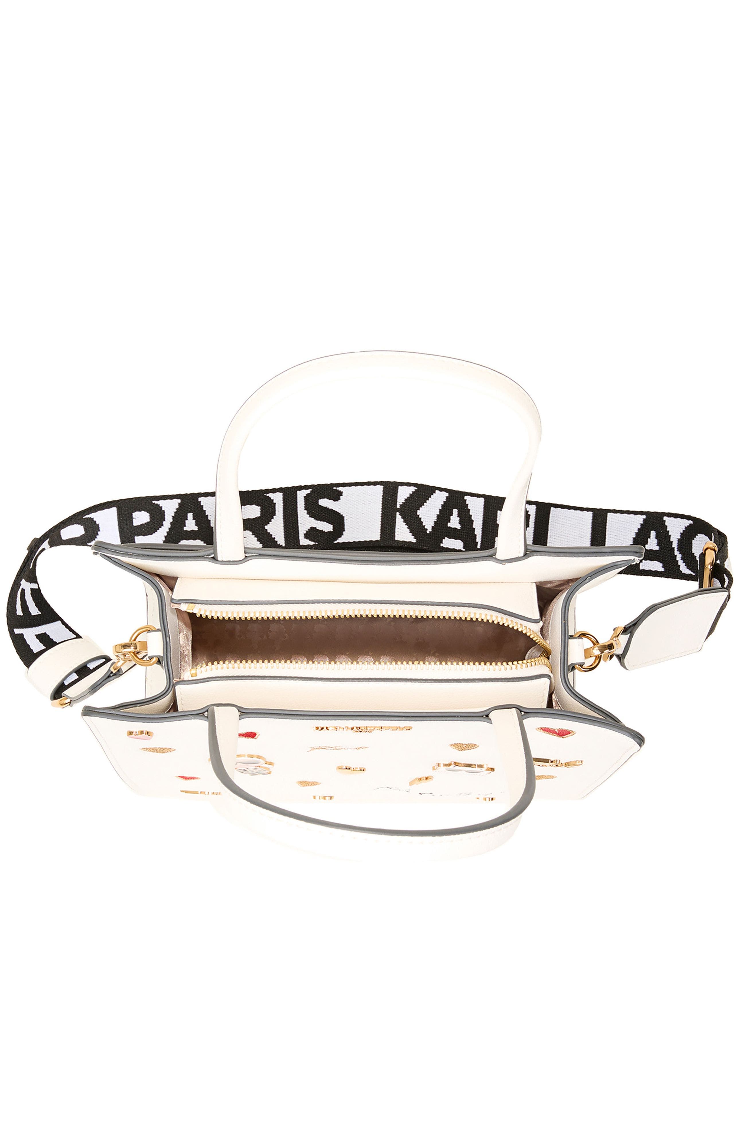 Maybelle Satchel, Alternate, color, Multi/White