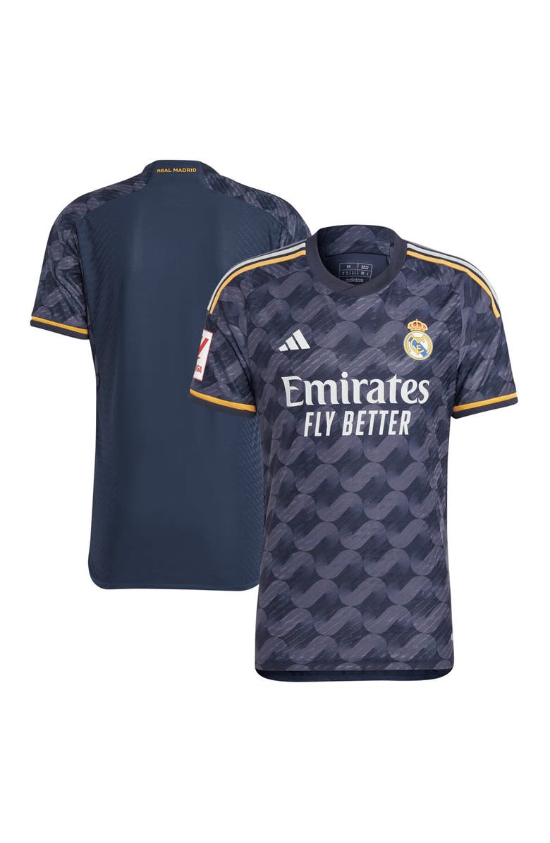 adidas Men's adidas  Navy Real Madrid 2023/24 Away Authentic Jersey, Alternate, color, 