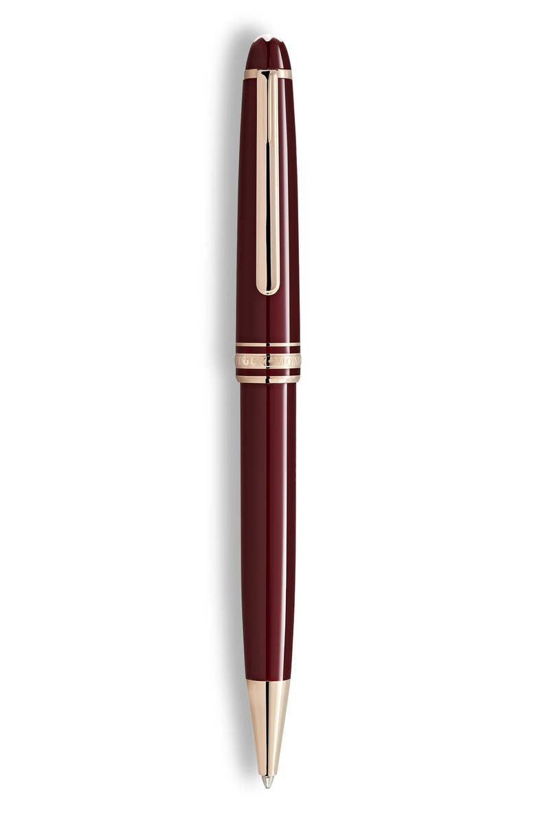 Montblanc Meisterstück Classique Burgundy Red Ballpoint Pen, Main, color, Burgundy