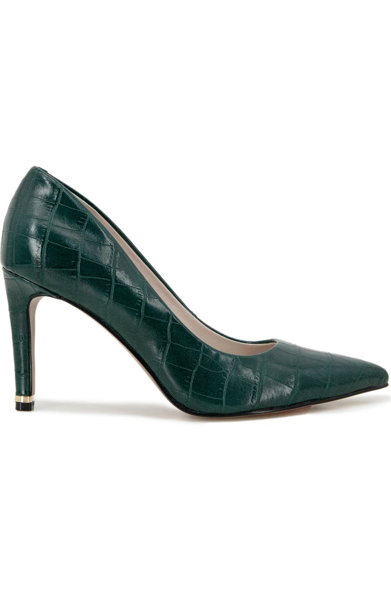 Kenneth Cole Aundrea Pointed Toe Pump, Alternate, color, Emerald Croco