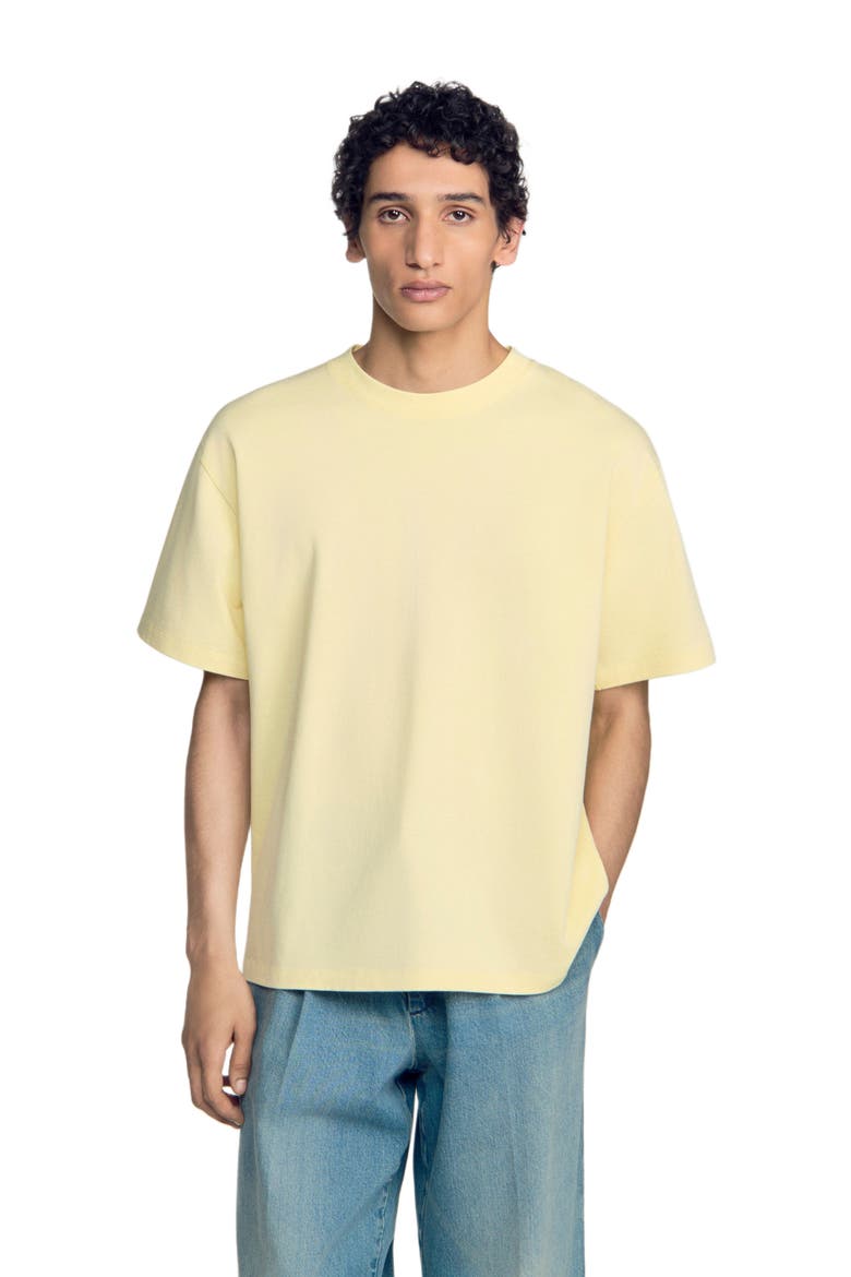 Oversized T-shirt, Alternate, color, Souffre