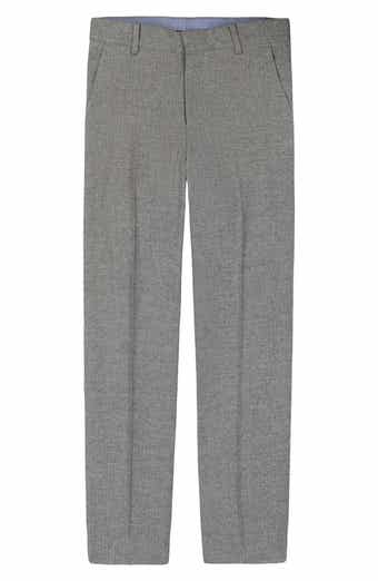 Kids' Brushed Herringbone Dress Pants