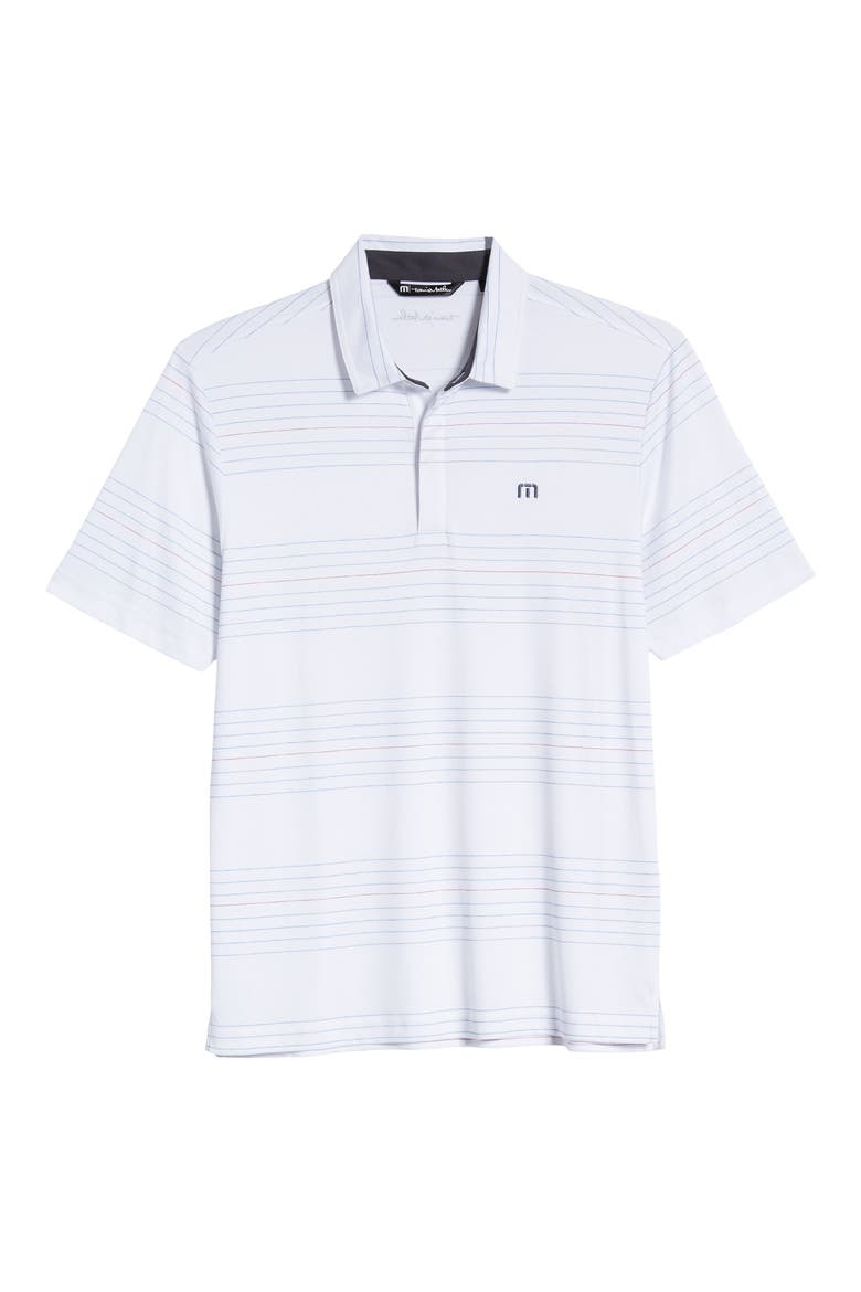 Gooden Regular Fit Stripe Polo, Alternate, color, WHITE