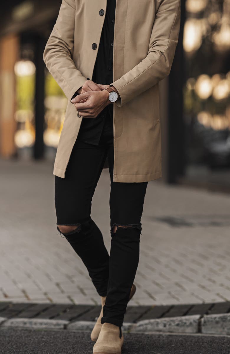 MVMT Legacy Slim Leather Strap Watch, 42mm, Alternate, color, 