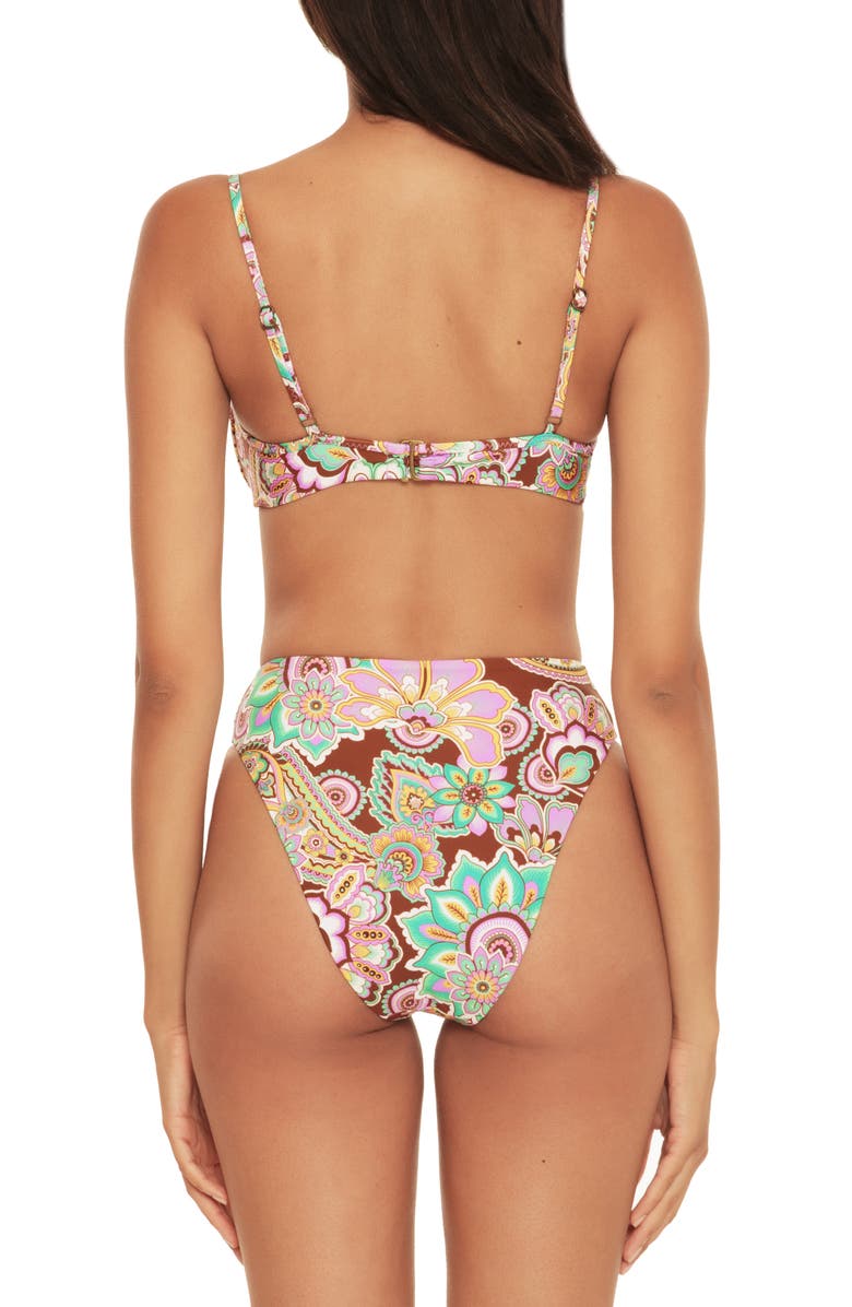 Becca Groovy High Waist Bikini Bottoms, Alternate, color,