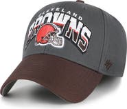 '47 Men's '47 Charcoal Cleveland Browns Split Block MVP Adjustable Hat