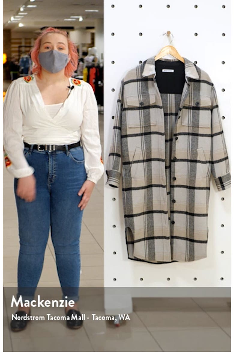 Ainslie Plaid Coat video