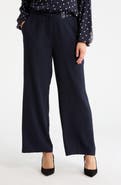 Adrianna Papell Side Belted Airflow Wide Leg Pants