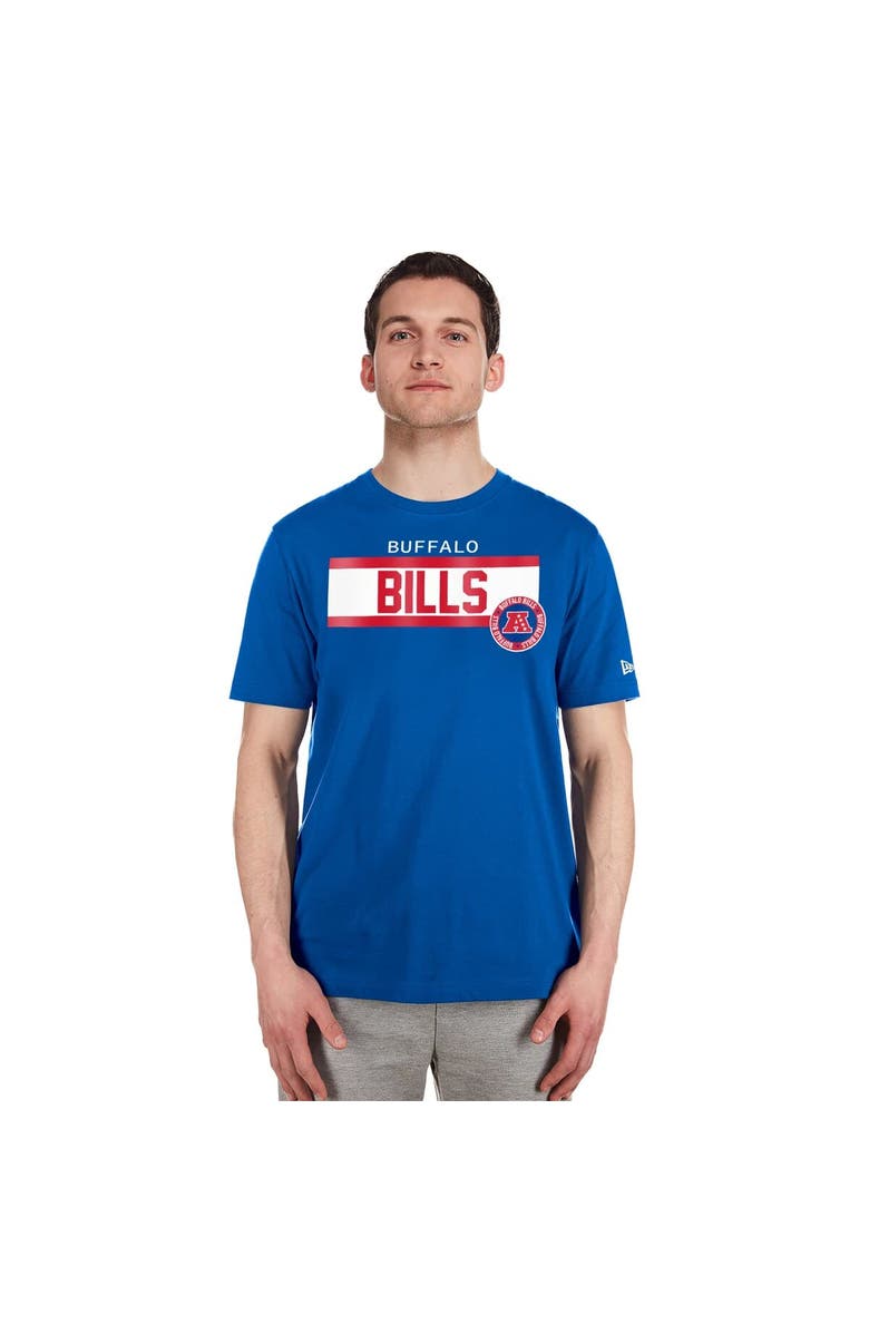 New Era Men's New Era  Blue Buffalo Bills 3rd Down High Density Print T-Shirt, Alternate, color, Blue