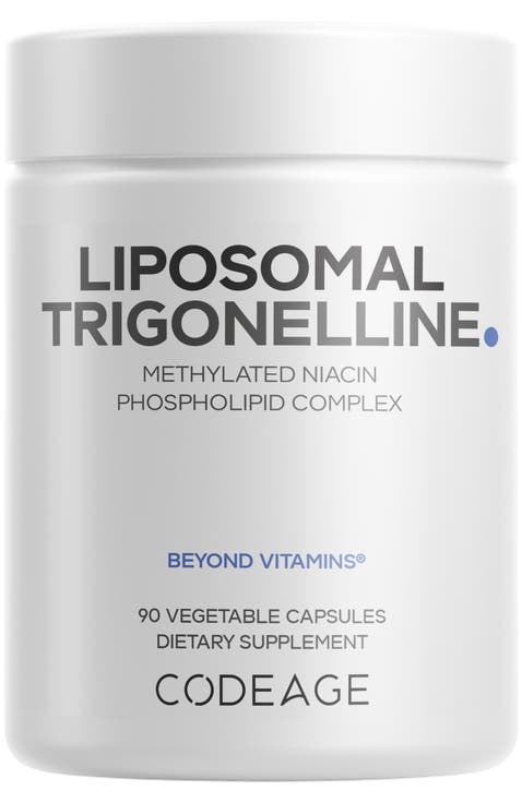 Liposomal Trigonelline, 250 mg Per Serving, Plant-Based Alkaloid Supplement, Non-GMO