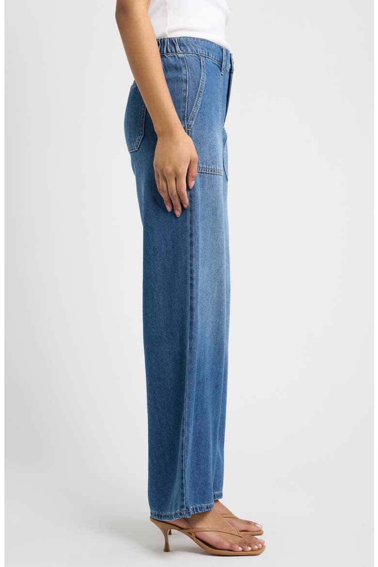 Utility Pocket Wide Leg Jeans, Alternate, color, MARYSVILLE