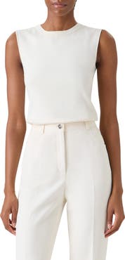Akris Sleeveless Silk Sweater