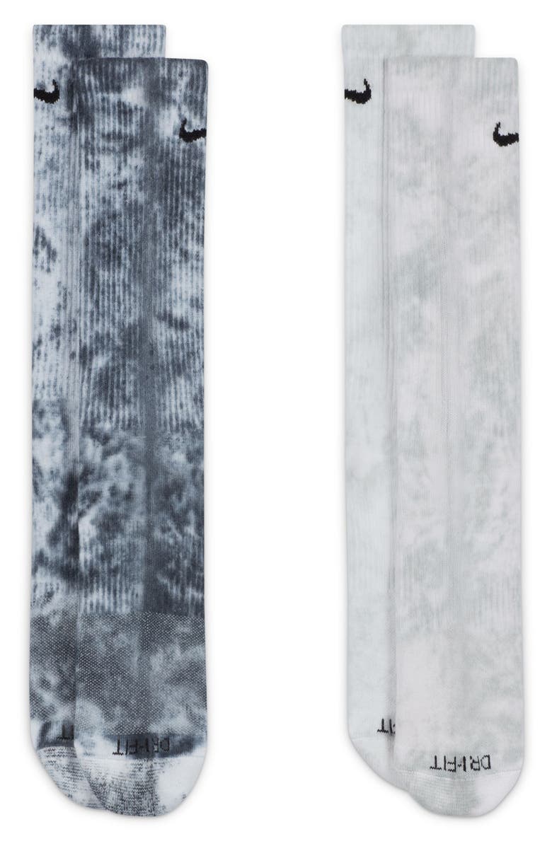 Nike Dri-FIT 2-Pack Assorted Everyday Plus Athletic Socks, Alternate, color,