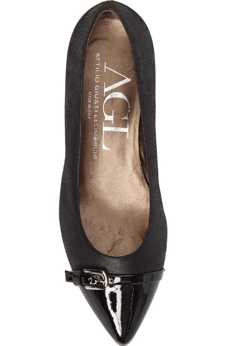 AGL Belted Block Heel Pump, Alternate, color,