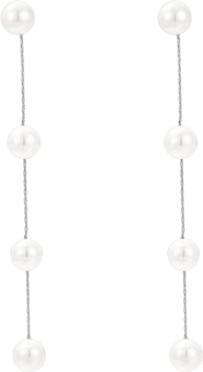 Untamed Petals Luna Pearl Drop Earrings