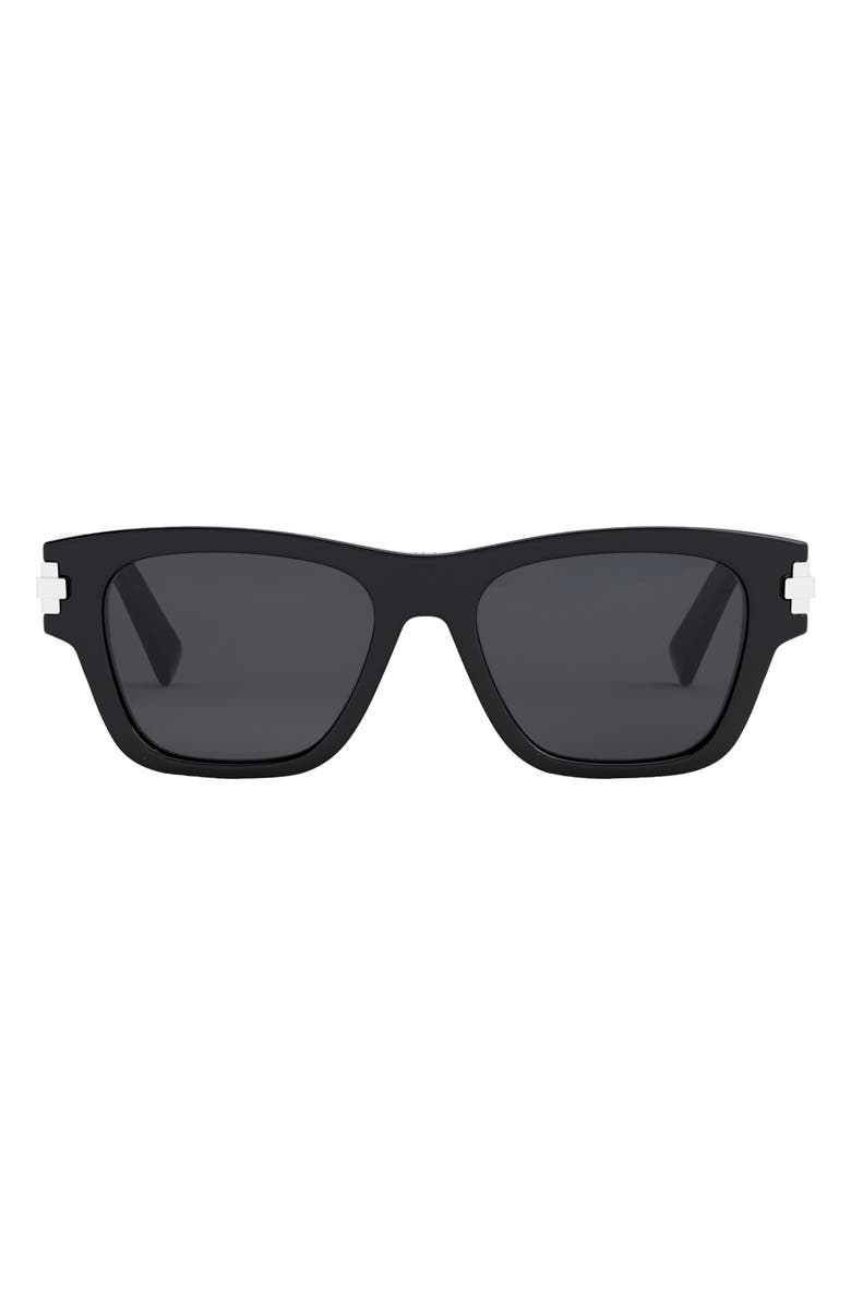 DIOR 'DiorBlackSuit XL S2U 52mm Square Sunglasses, Main, color, 