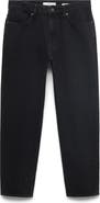 MANGO Crop Tapered Jeans