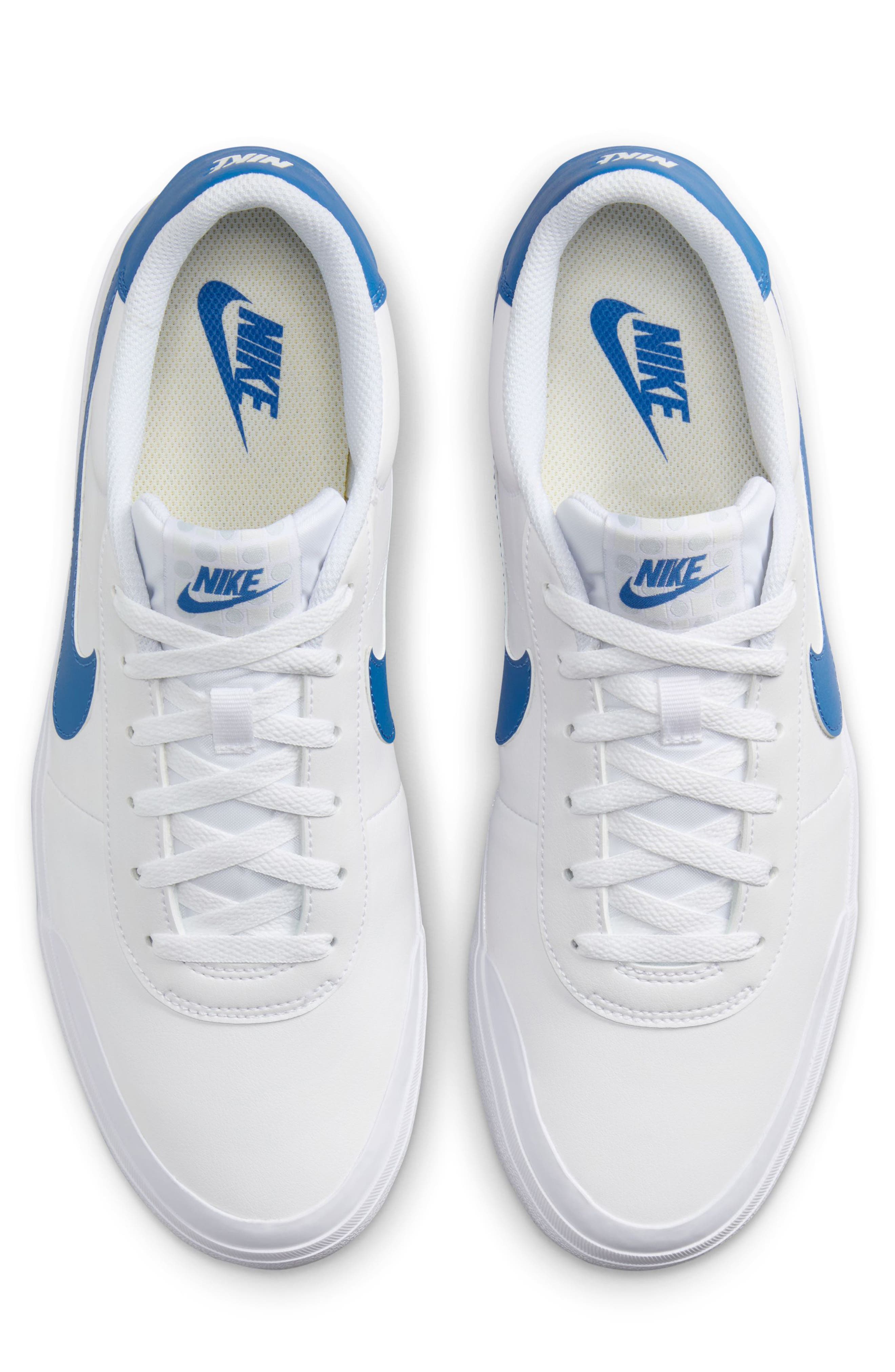 Court Shot Low Top Sneaker, Alternate, color, WHITE/ STAR BLUE