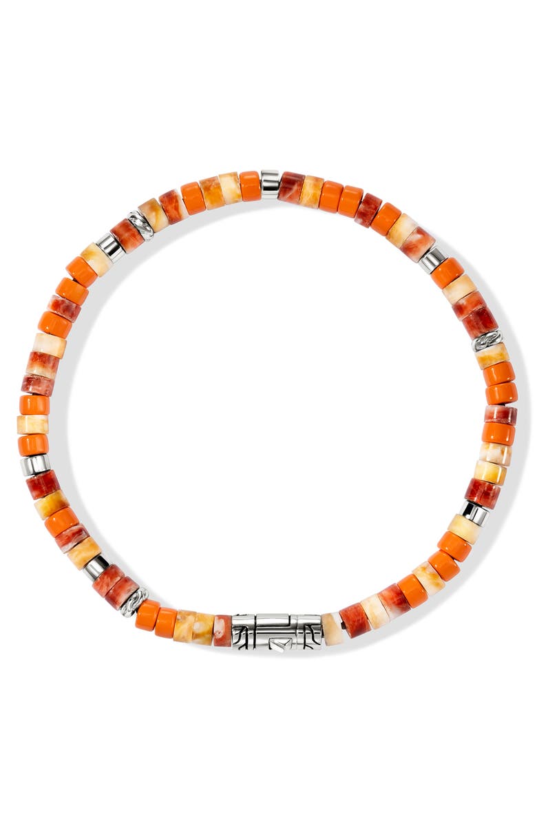 John Hardy Heishi Bracelet, Alternate, color, Orange