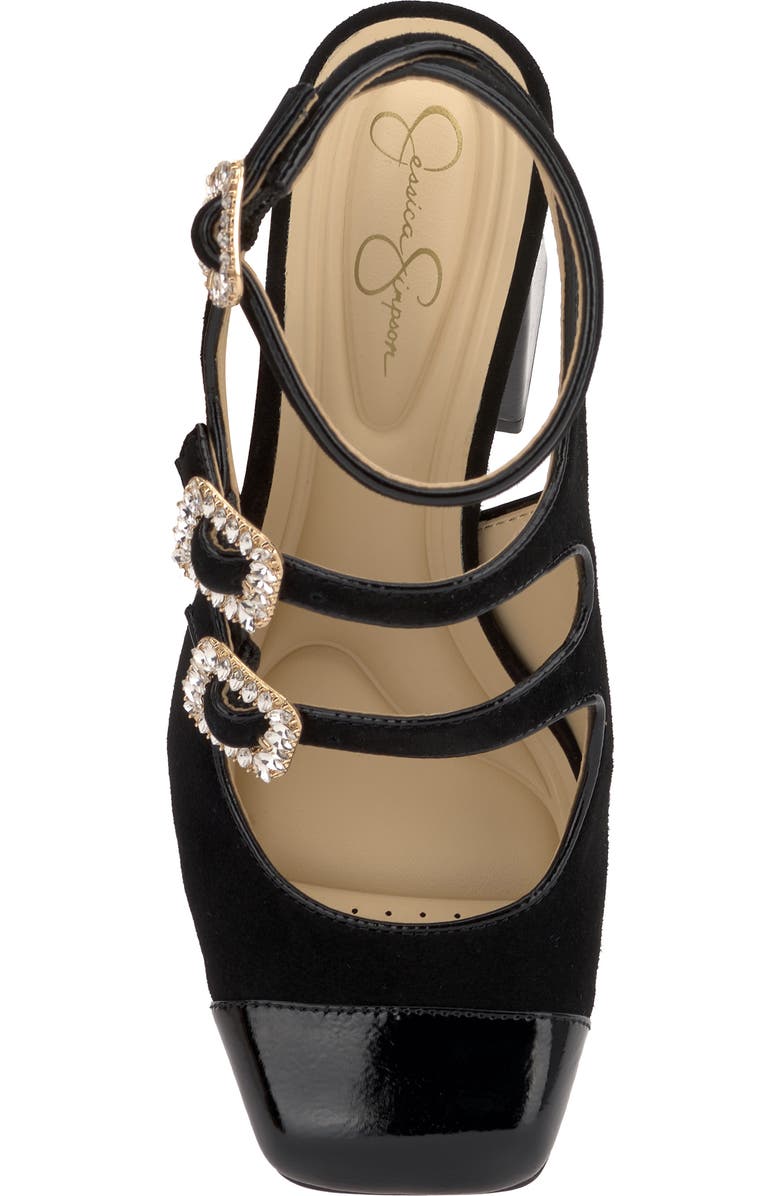 Jessica Simpson Lymen Ankle Strap Cap Toe Pump, Alternate, color,