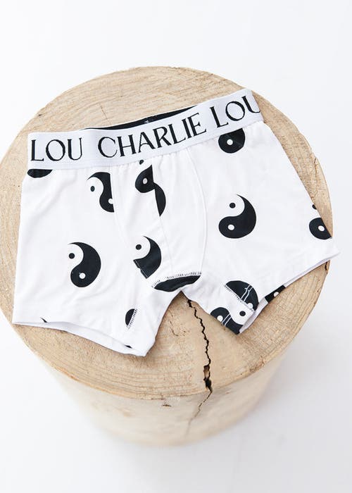 Charlie Lou Baby ® Yin & Yang Boxer Briefs In White