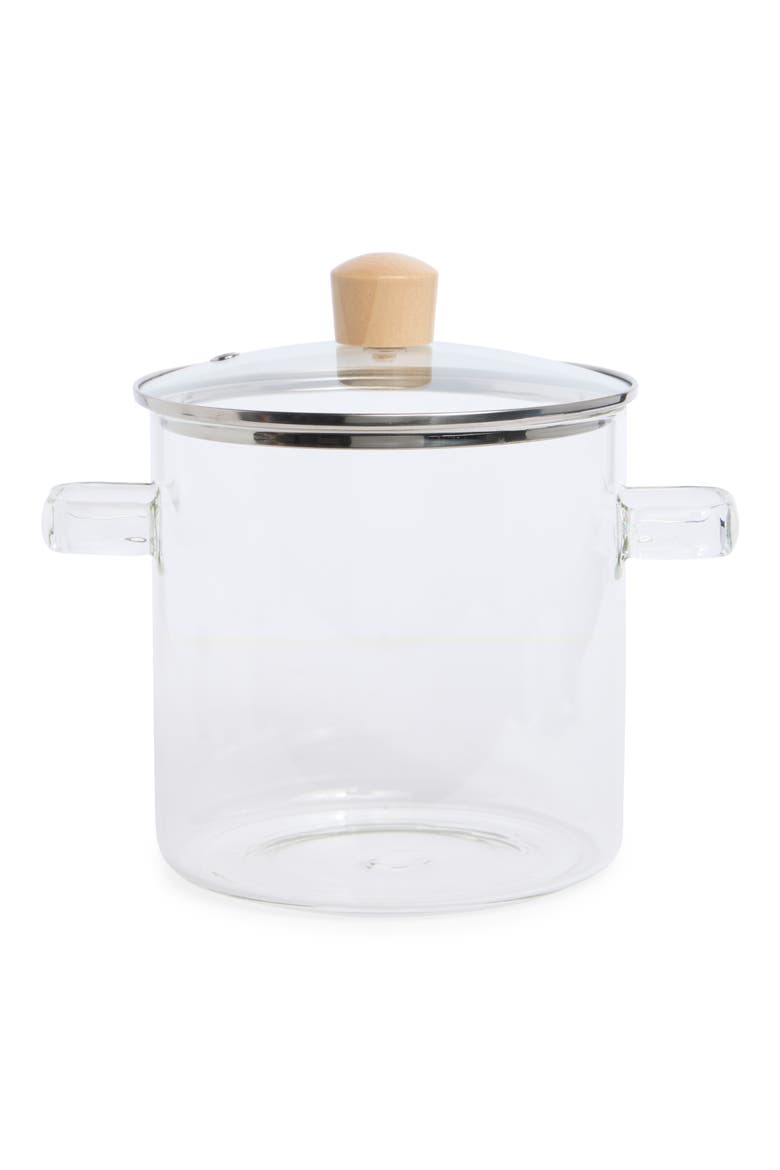 Glass Pot with Lid, Main, color, 2.5