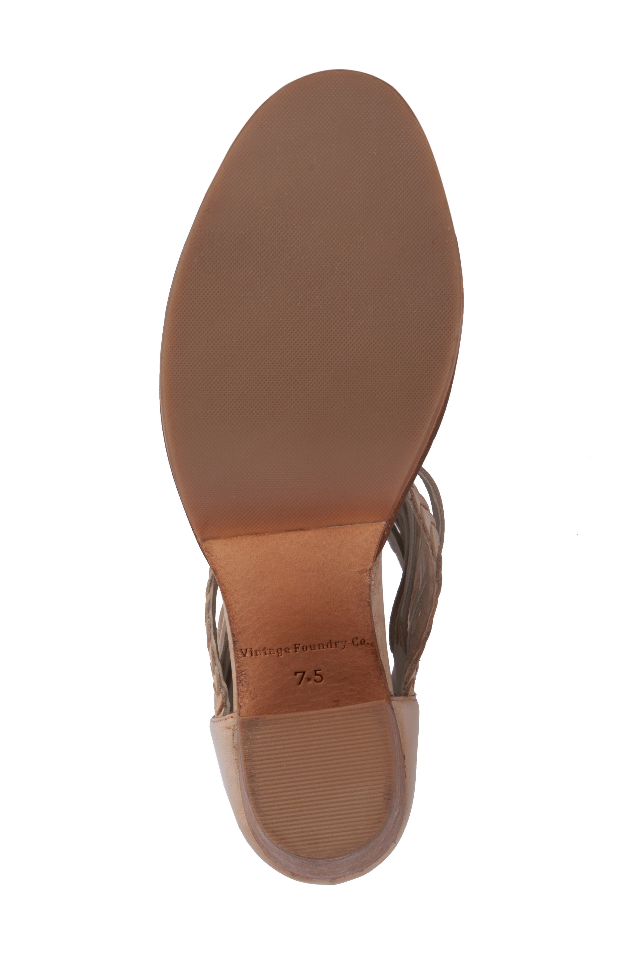 VINTAGE FOUNDRY Leila Fringe Sandal, Alternate, color, Ivory