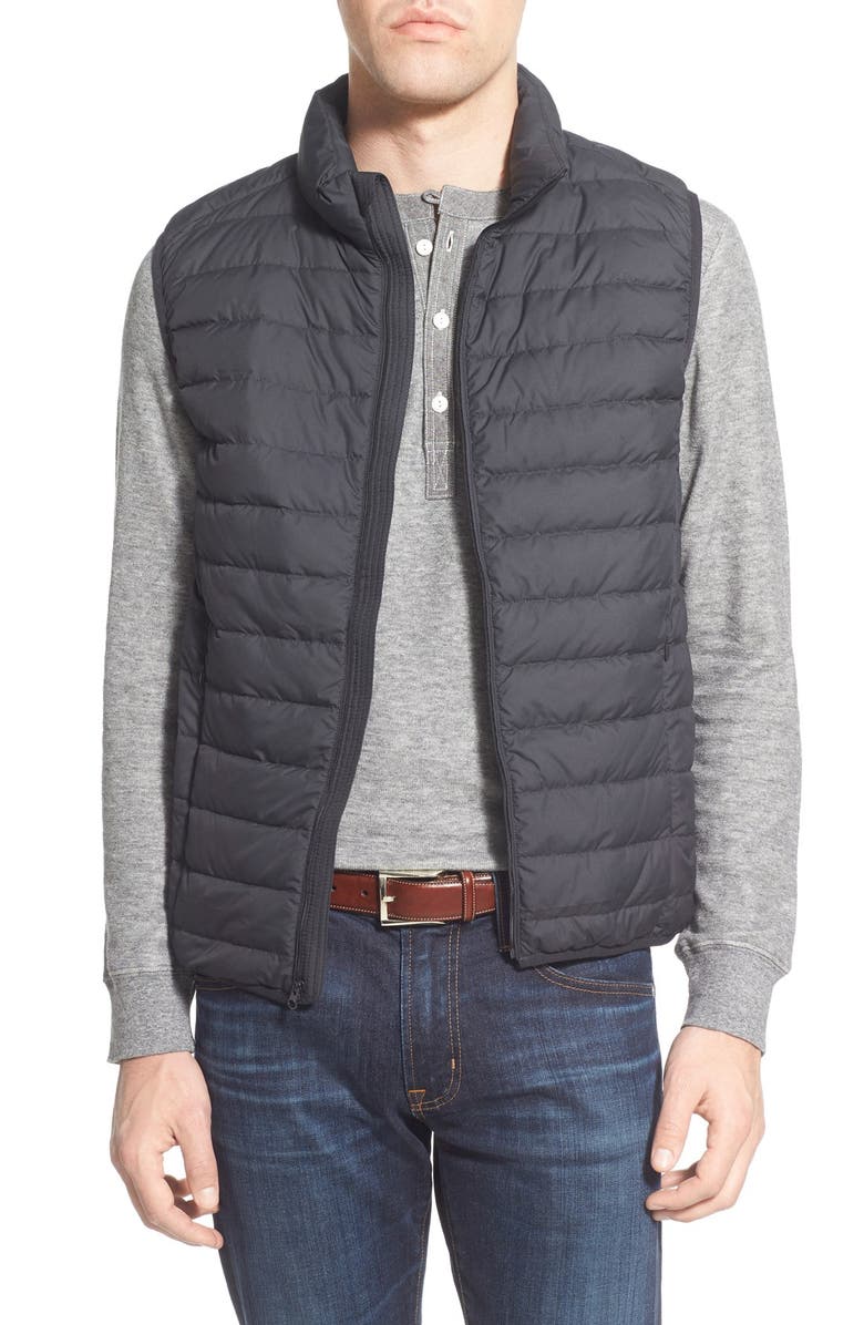NORDSTROM MEN'S SHOP Packable Quilted Down Vest, Main, color, 