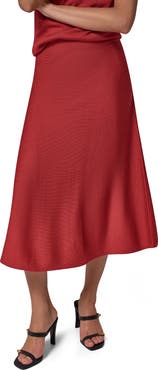Donna Karan New York A-Line Midi Sweater Skirt