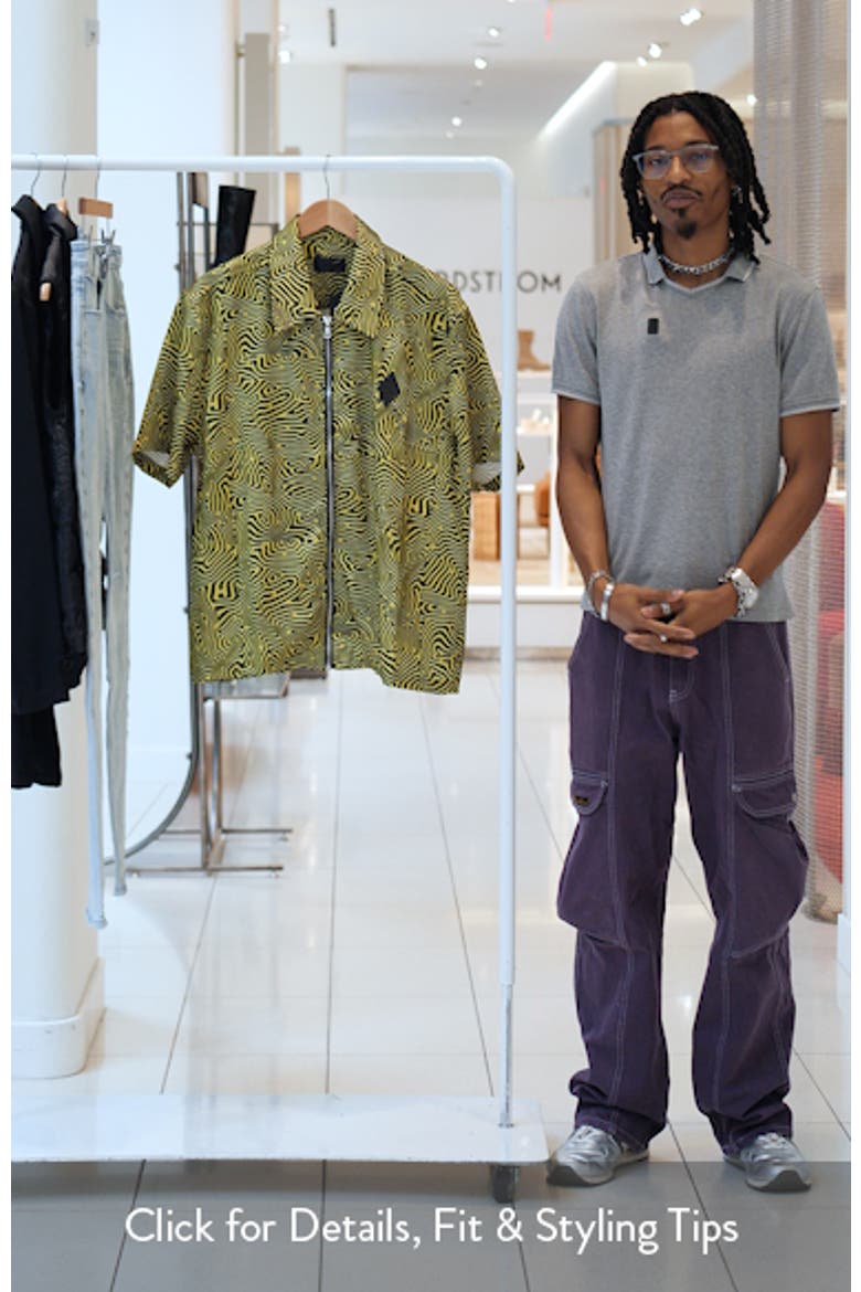 Zeno Topography Short Sleeve Zip-Up Shirt video