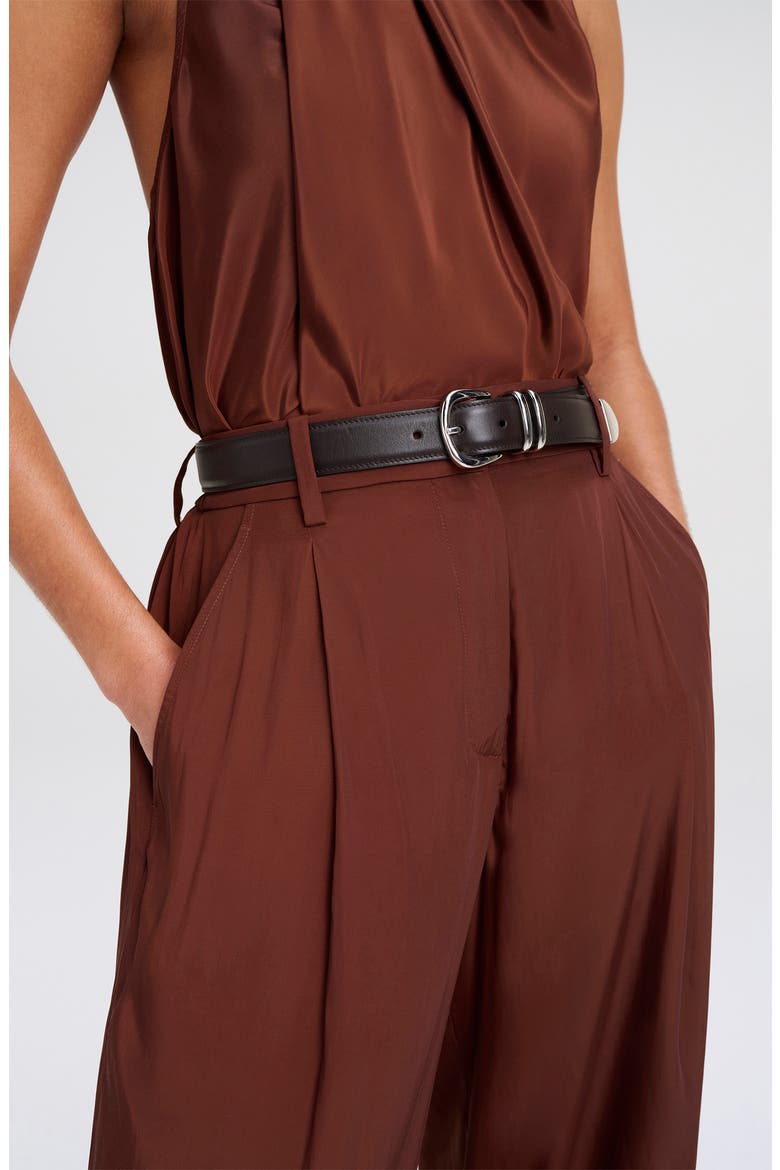 Winn High Waist Wide Leg Pleated Pants, Alternate, color, BRUNETTE