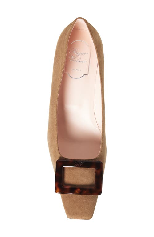 Roger Vivier Belle Vivier Block Heel Pump In Brown