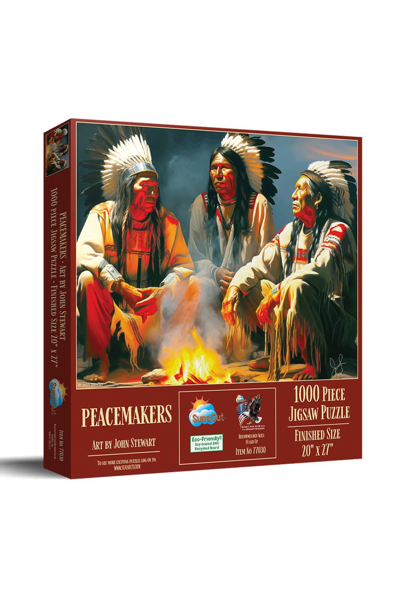 Peacemakers 1000 piece Jigsaw Puzzle for Adults, Main, color, Multicolor