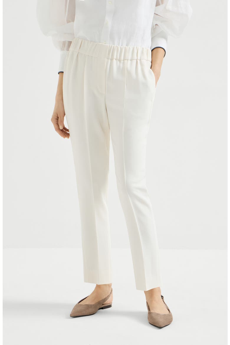 Tailored Jogger trousers, Main, color, Off-White
