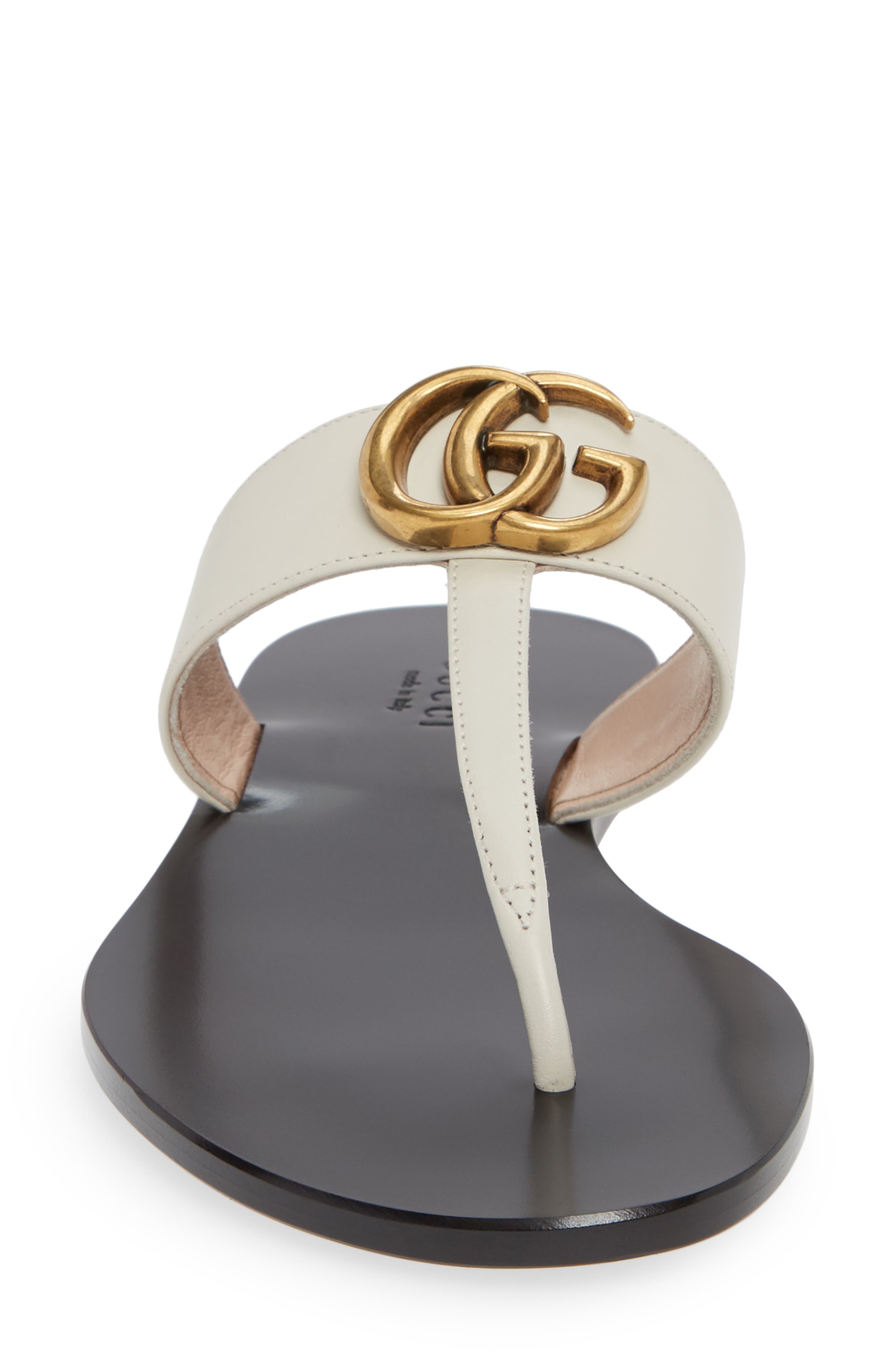 GG T-Strap Sandal, Alternate, color, MYSTIC WHITE