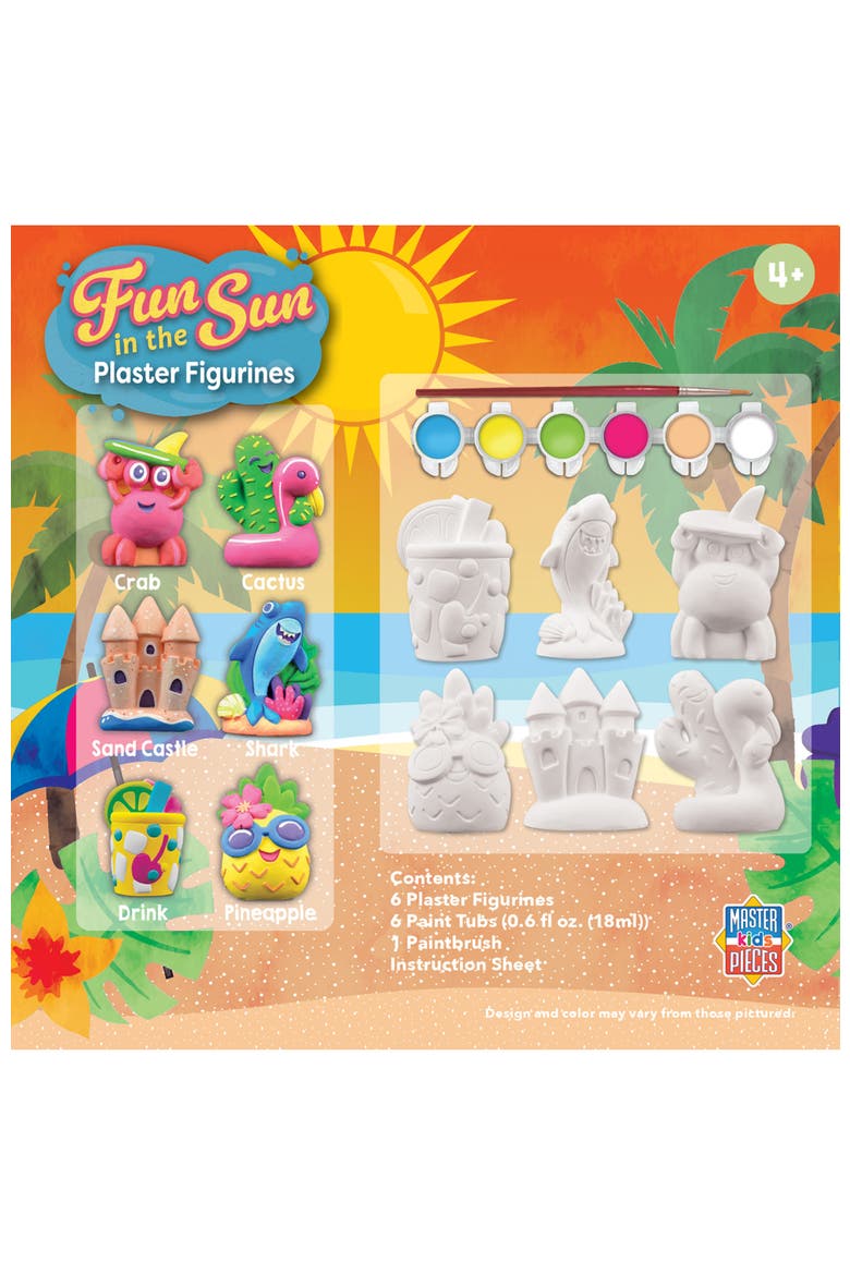 Fun in the Sun Plaster Paint Set, Alternate, color, Multicolor