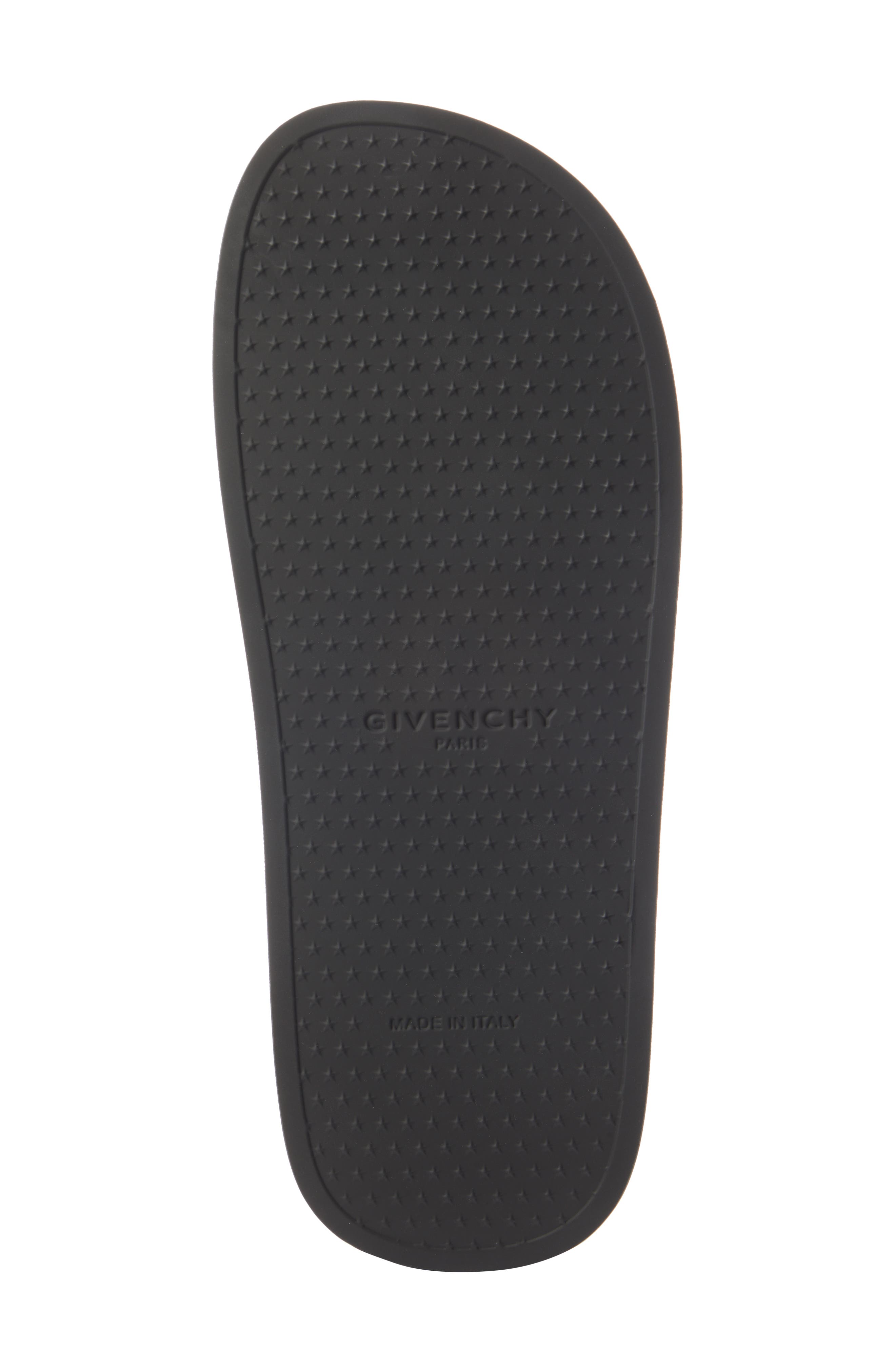 Givenchy Logo Slide Sandal, Alternate, color, Black