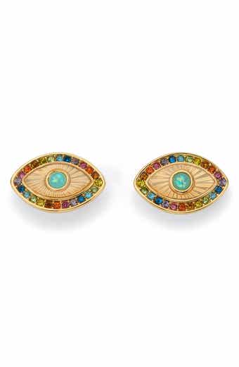Kurt Geiger London Rainbow Eye Stud Earrings