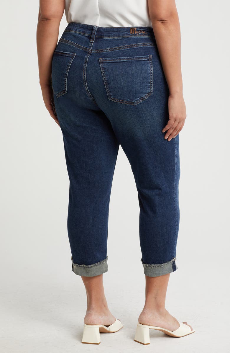KUT from the Kloth Amy Crop Straight Leg Jeans, Alternate, color, Wedlia