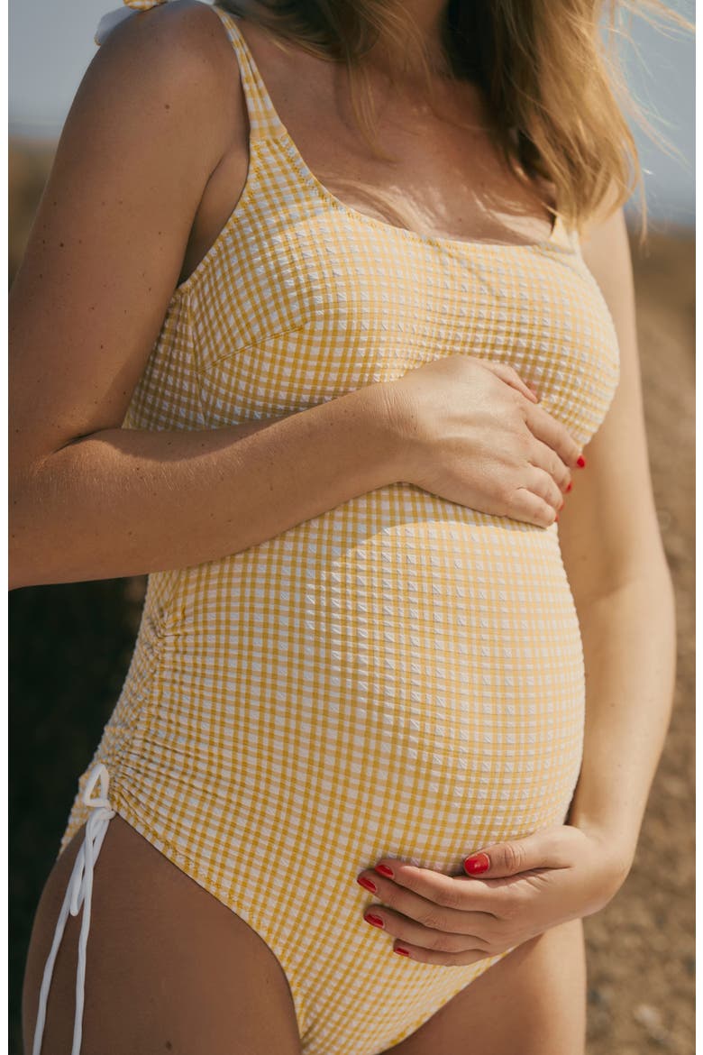 Maternity Swimsuit Marty, Alternate, color, YELLOW